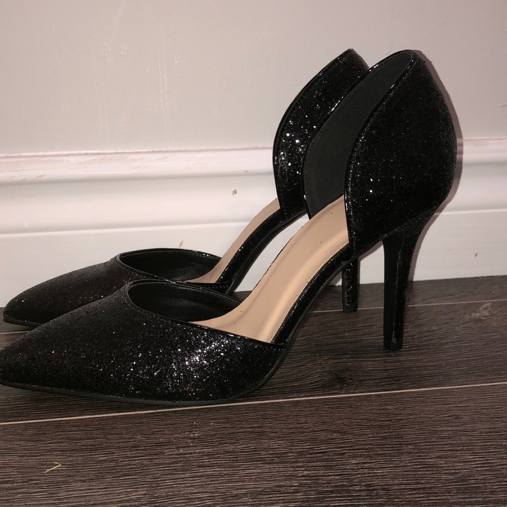 🌟 2 for 35$ Sparkly Black Pointed Toe Stiletto